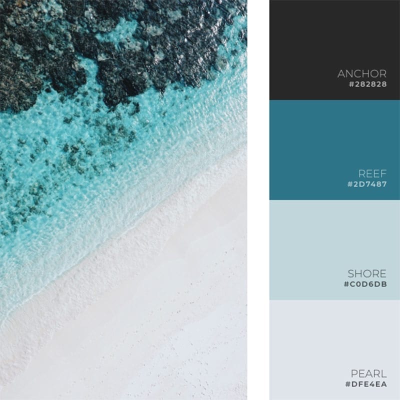 beach summer color palette inspiration